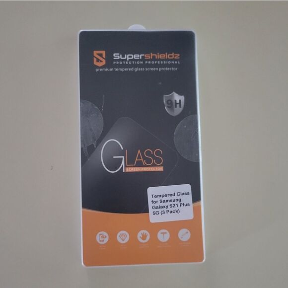 Supershieldz 3 Pack Tempered Glass Screen Protector for Samsung Galaxy S21 Plus - Picture 6 of 8